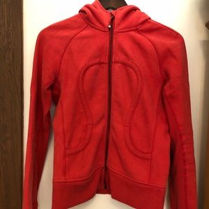 Lululemon Scuba III Hoodie Red